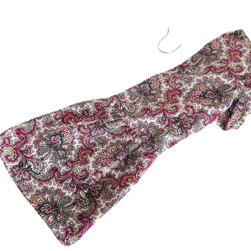 🤎 J.CREW Women's Paisley Print Top - Colorful Sz S - Picture 8 of 8